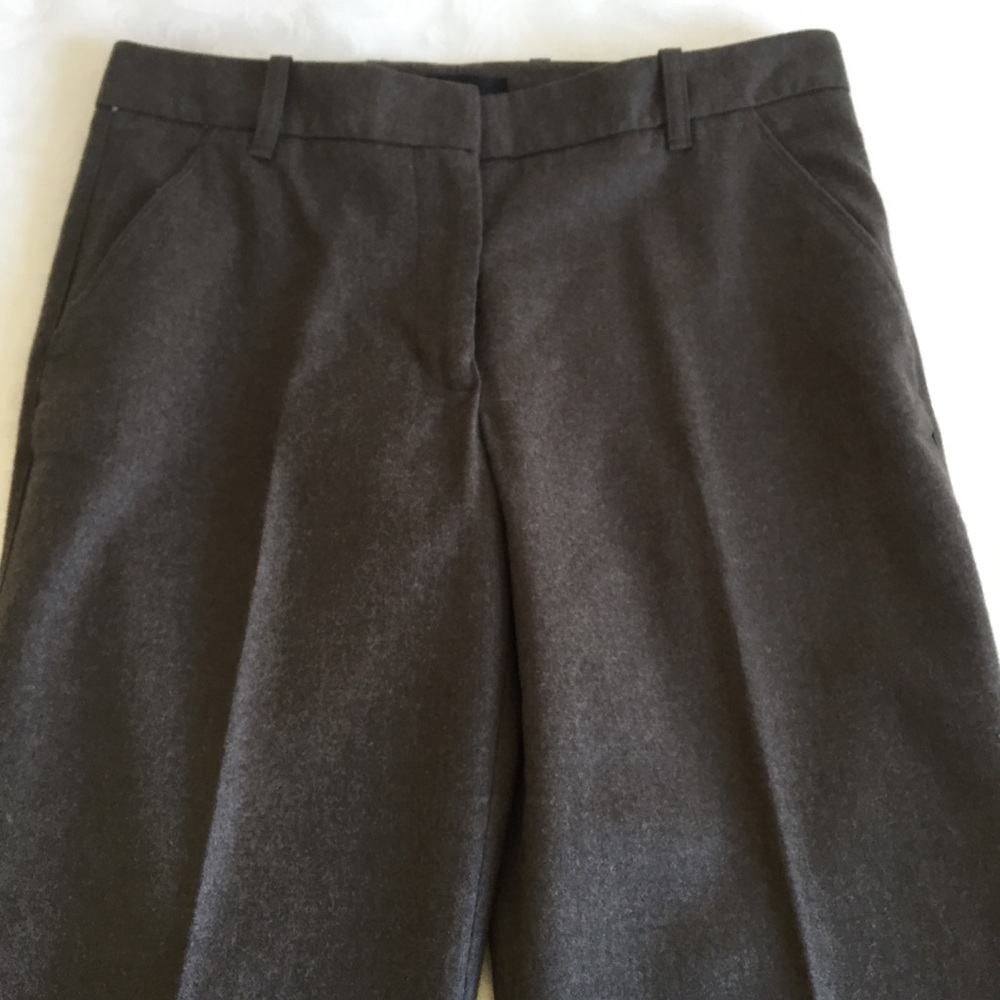 Development Wool Cashmere Brown Straight Leg Pants - image 6